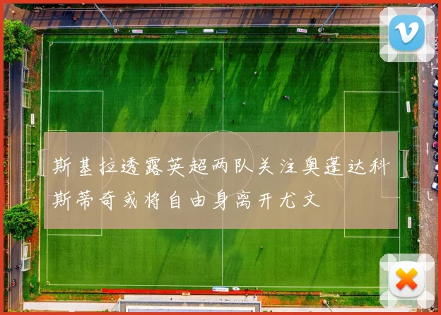 斯基拉透露英超两队关注奥蓬达科斯蒂奇或将自由身离开尤文